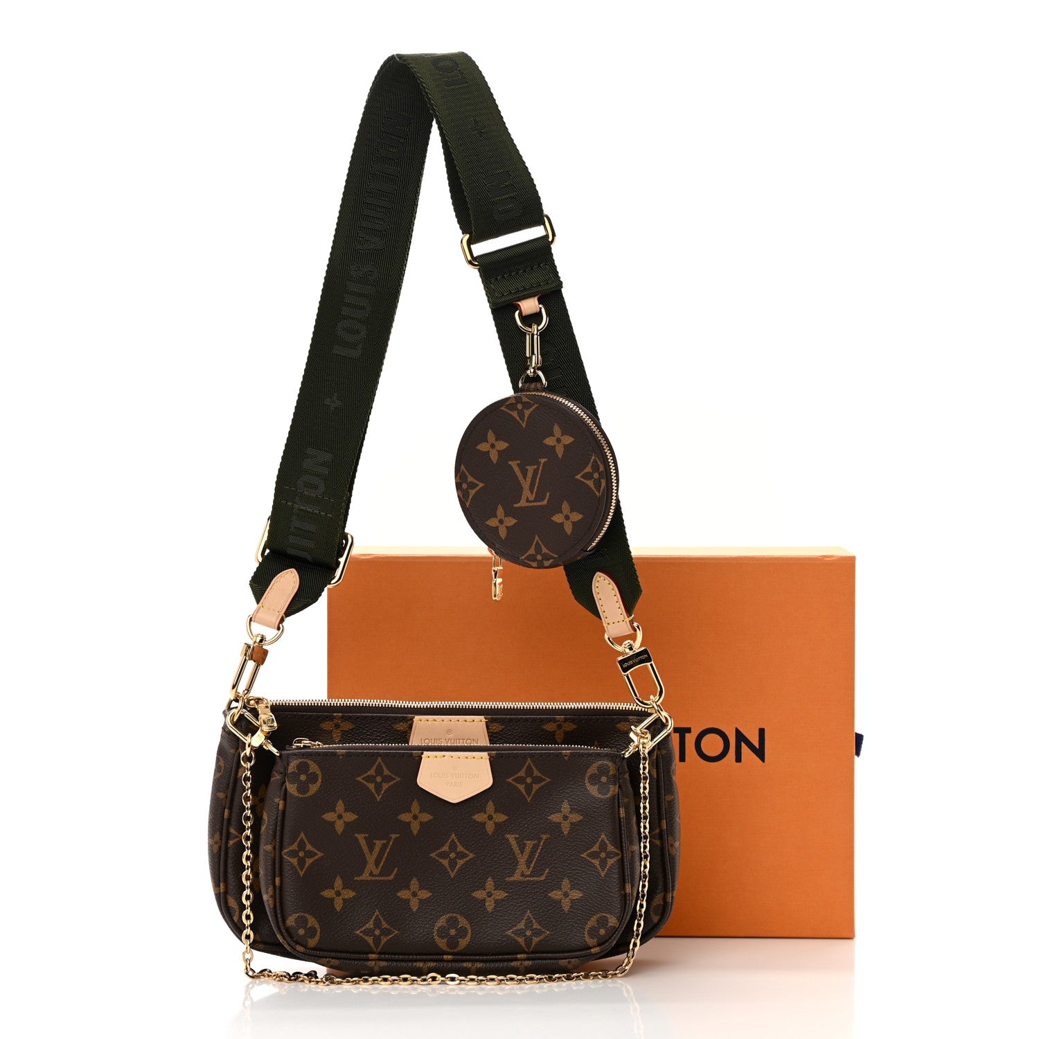 Louis Vuitton Monogram Multi Pochette Accessories Kaki 14 of 14
