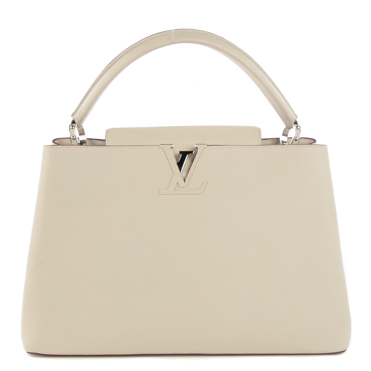 Louis Vuitton Taurillon Capucines GM Blanc Casse 1 of 8