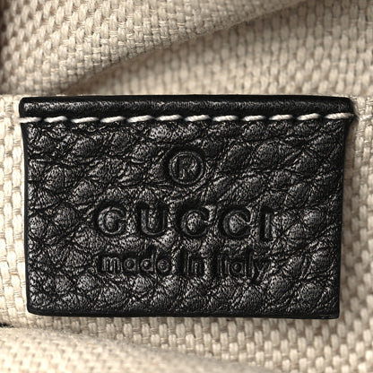 Gucci Pebbled Calfskin Mini Soho Chain Bag Black 6 of 9