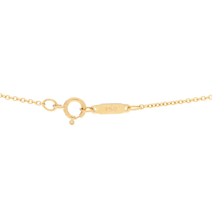 Tiffany 18K Yellow Gold Diamond Heart Pave Pendant Necklace 5 of 5