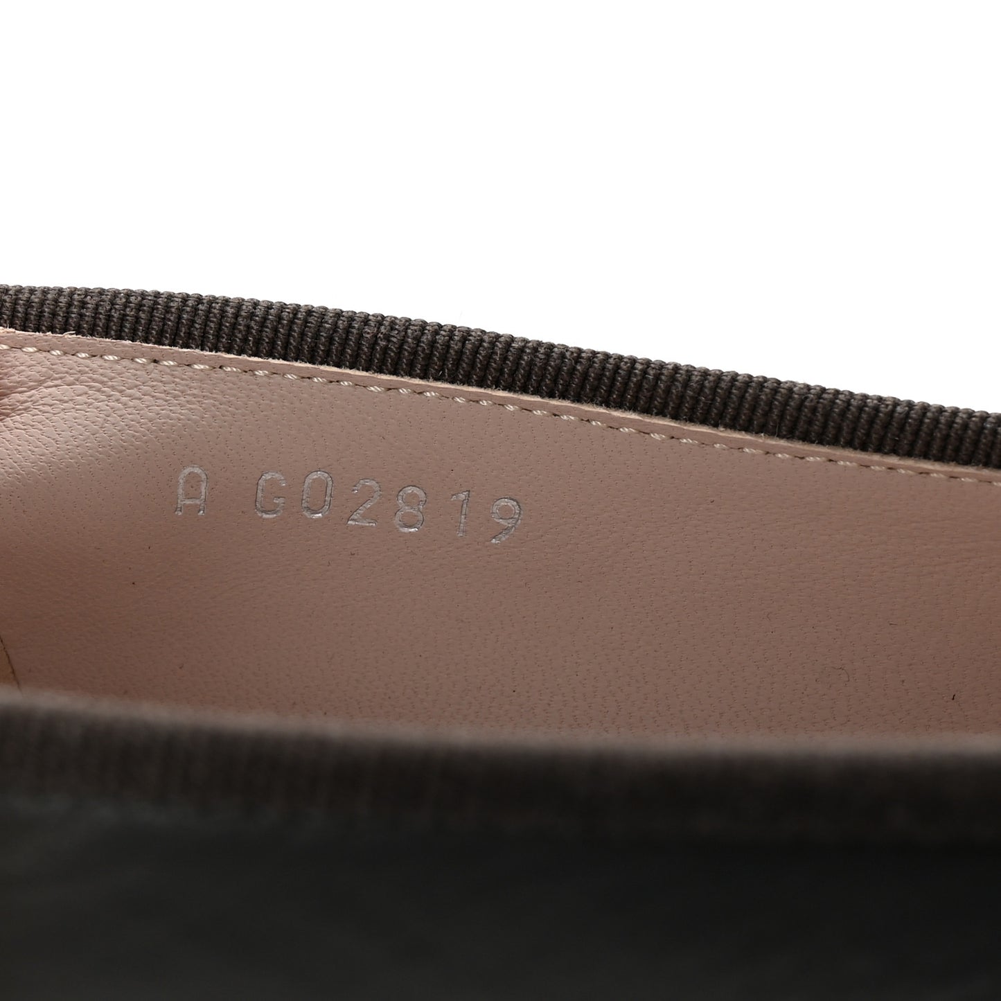 Calfskin Metallic Goatskin CC Cap Toe Ballerina Flats 37.5 Gris Argent