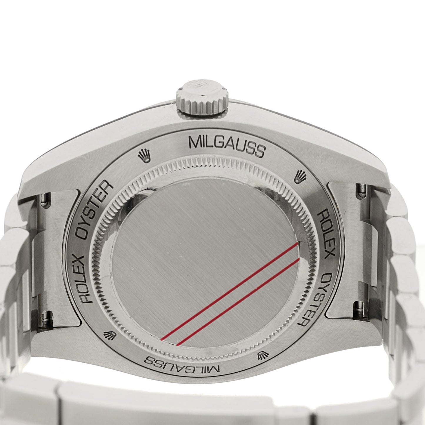 Stainless Steel 40mm Oyster Perpetual Milgauss Watch Z-Blue 116400GV