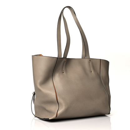 Chloe Smooth Calfskin Small Milo Shopping Tote Motty Grey 3 of 14