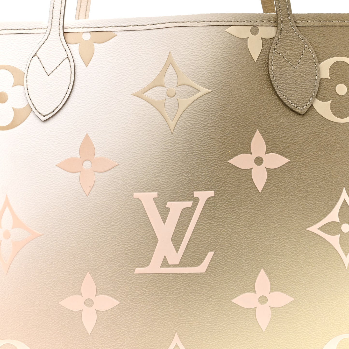 Monogram Giant Spring In The City Neverfull MM Sunset Kaki