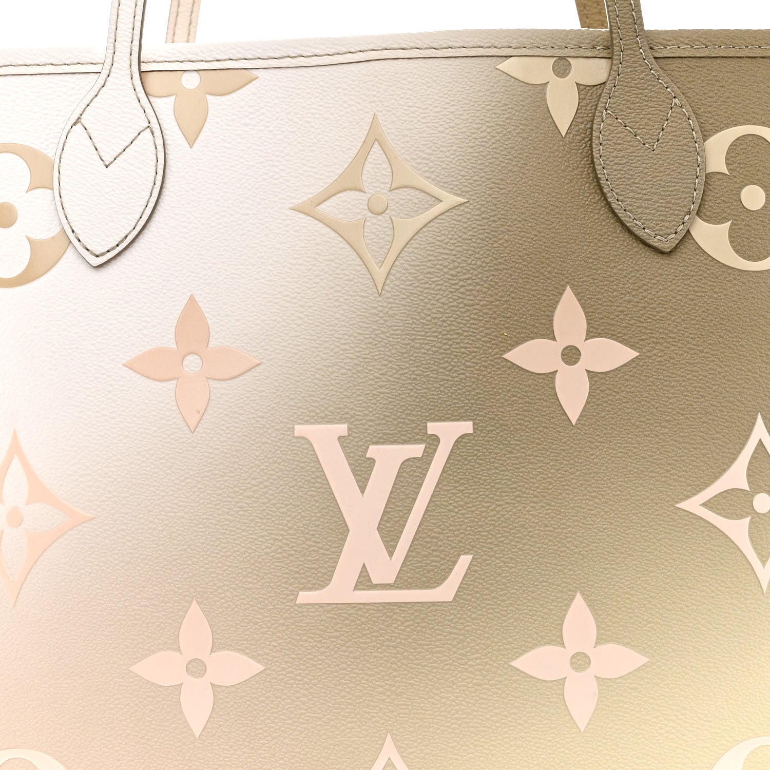 Louis Vuitton Monogram Giant Spring In The City Neverfull MM Sunset Kaki 7 of 9