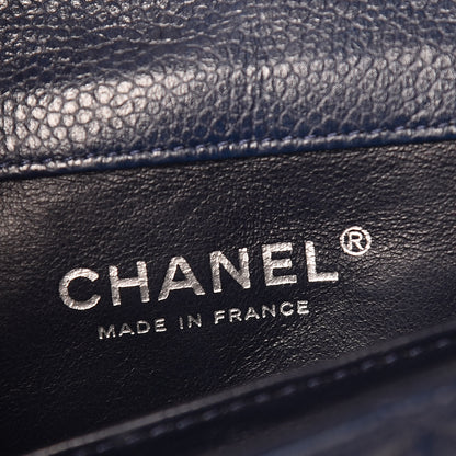 Chanel Caviar Quilted Extra Mini Flap Navy 6 of 10
