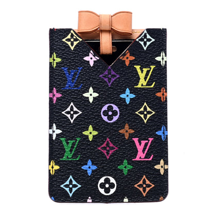Louis Vuitton Monogram Multicolor Mirror and Case Pouch Black 1 of 5