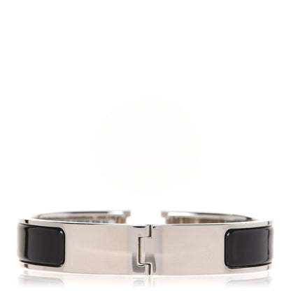 Hermes Enamel Narrow Clic Clac H Bracelet PM Black 3 of 6