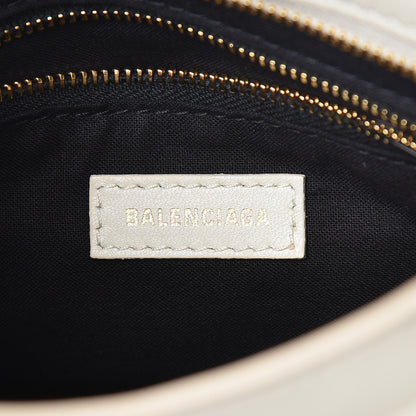 Balenciaga Shearling Nappa Gold Metallic Edge Hardware Mini City Cream 8 of 11