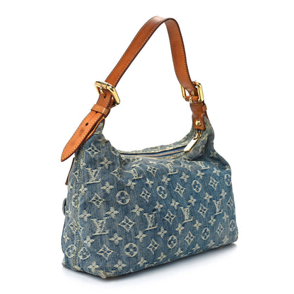 Louis Vuitton Monogram Denim Baggy PM Blue 4 of 12