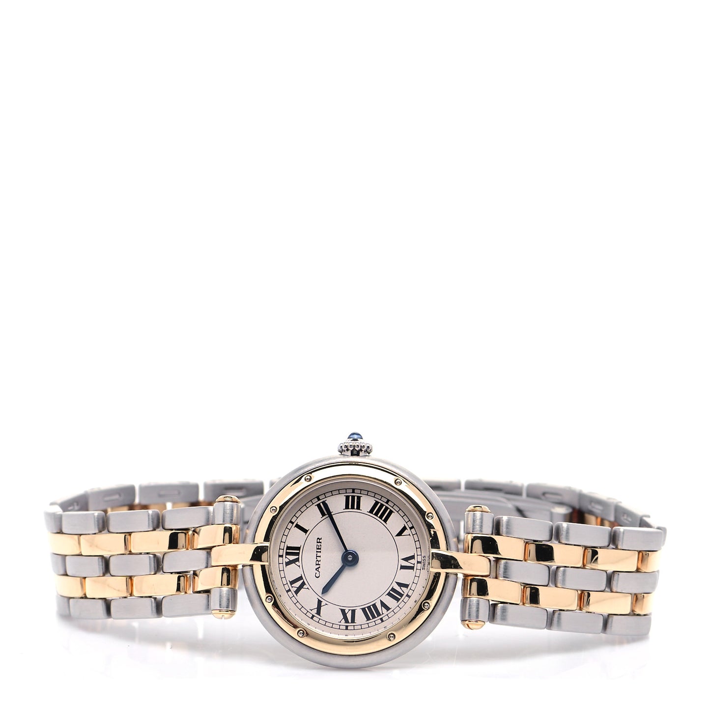 Stainless Steel 18K Yellow Gold 24mm Panthere Vendome Quartz Watch
