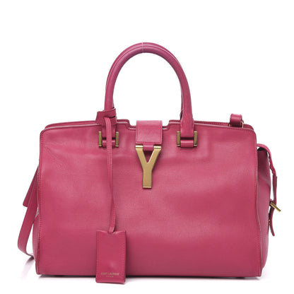 Saint Laurent Calfskin Small Classic Y Cabas Fuchsia 1 of 17