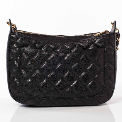 Chanel Caviar Quilted Hobo Bag Black 5 of 17