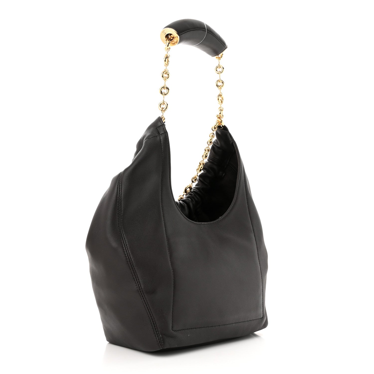Loewe Nappa Small Squeeze Bag Dark Brown 3 of 10