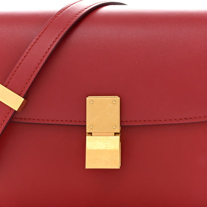 Celine Box Calfskin Teen Classic Box Flap Bag Red 8 of 11