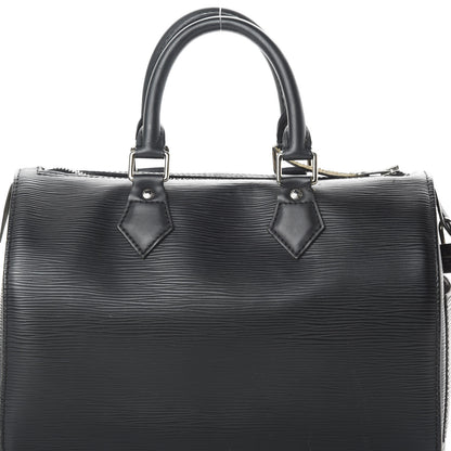 Louis Vuitton Epi Speedy 30 Black 7 of 16