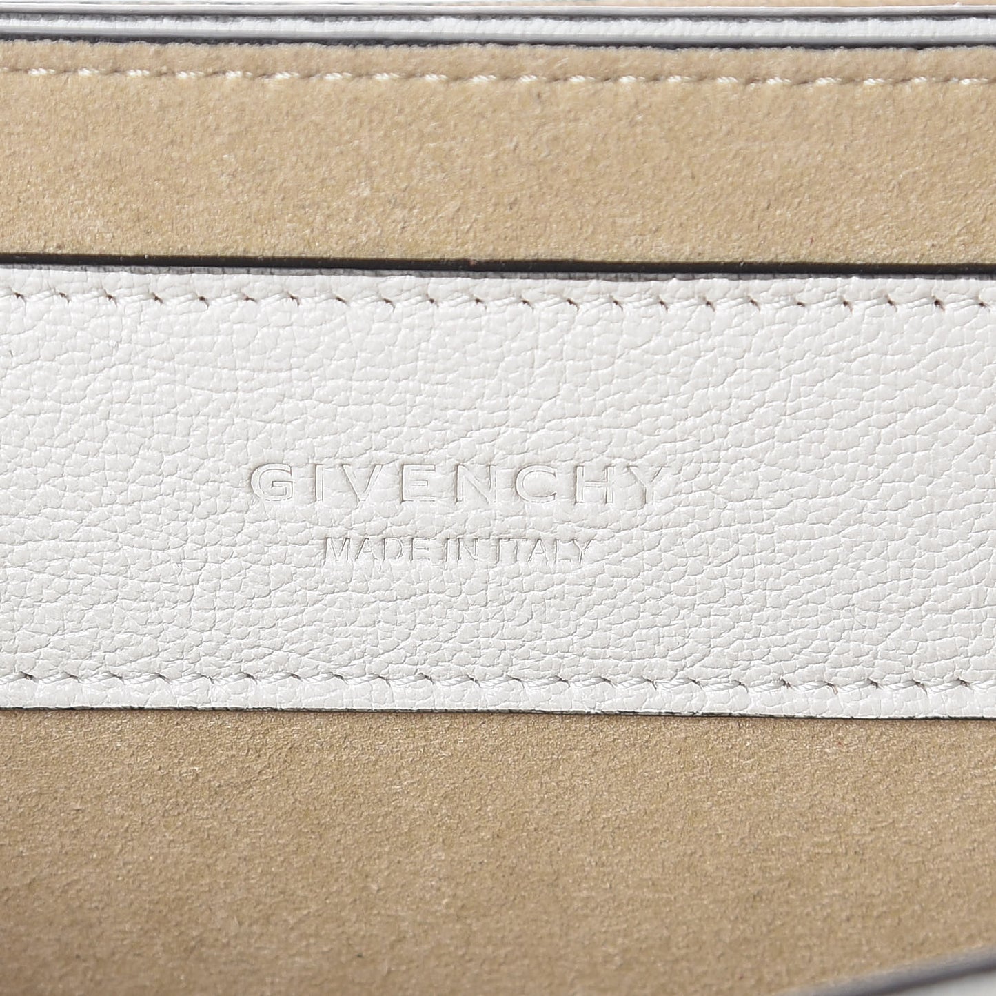 Goatskin Small GV3 Shoulder Bag White
