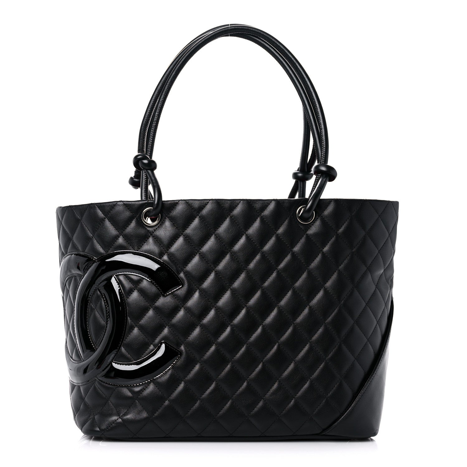 Chanel Calfskin Quilted Large Cambon Tote Black 1 of 12