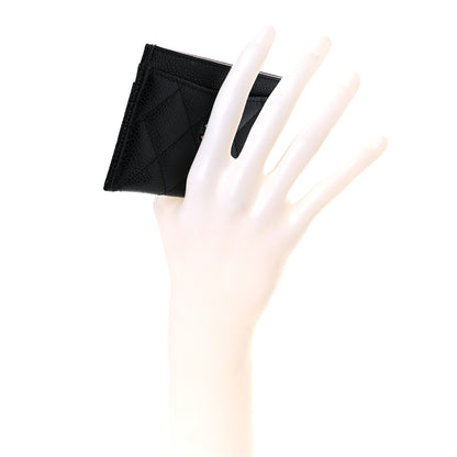 Chanel Caviar Quilted Card Holder Black 3 of 11