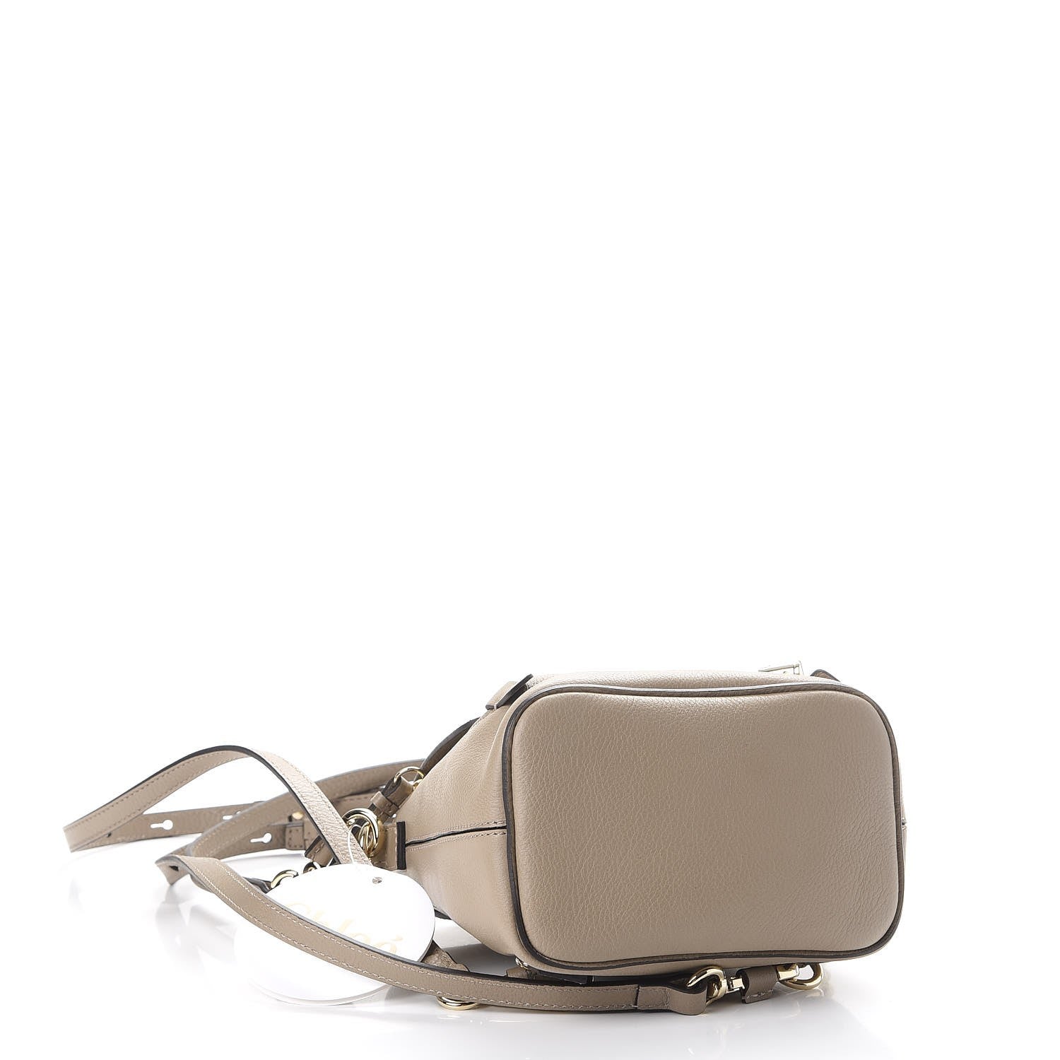 Chloe Suede Calfskin Mini Faye Backpack Motty Grey 5 of 8