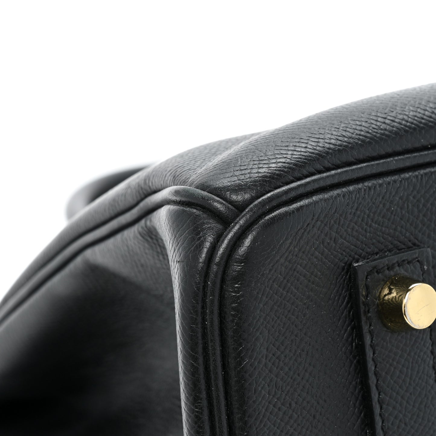 Epsom Horseshoe Birkin 35 Black Bleu Nuit