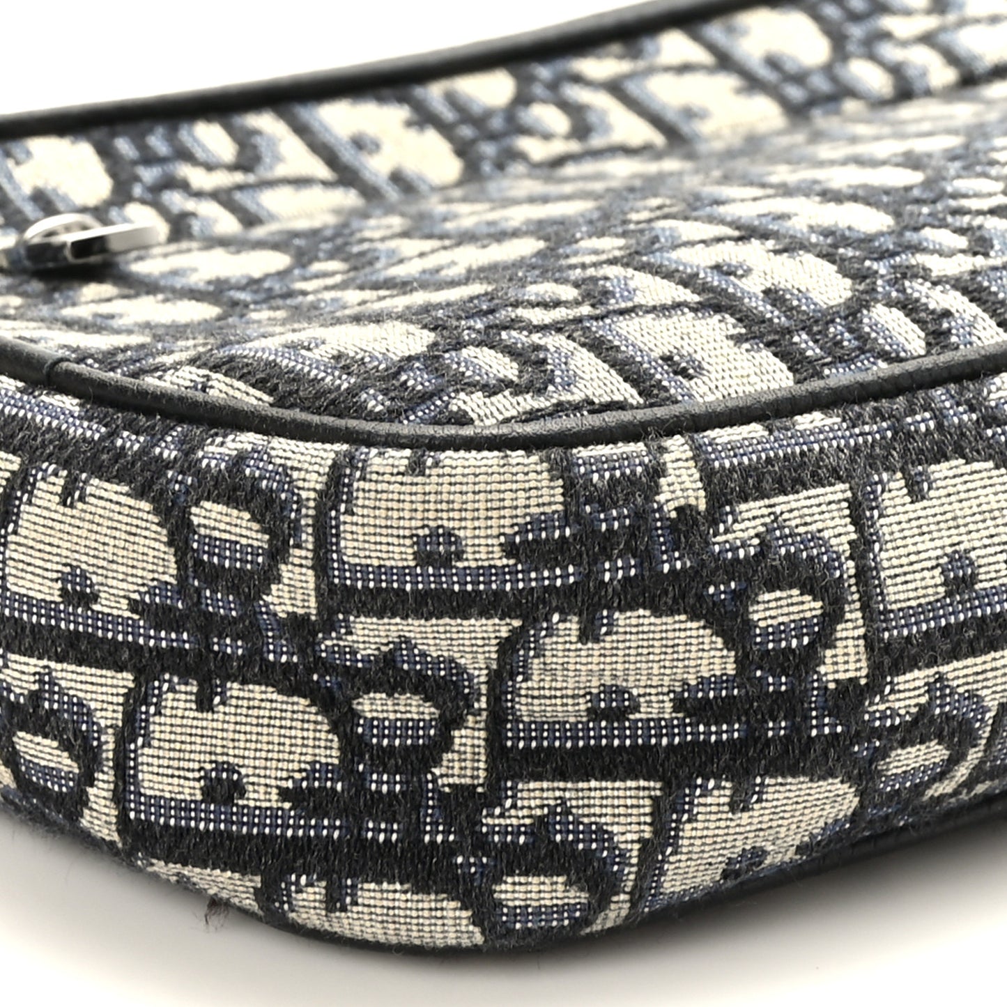 Oblique Wristlet Pouch Blue