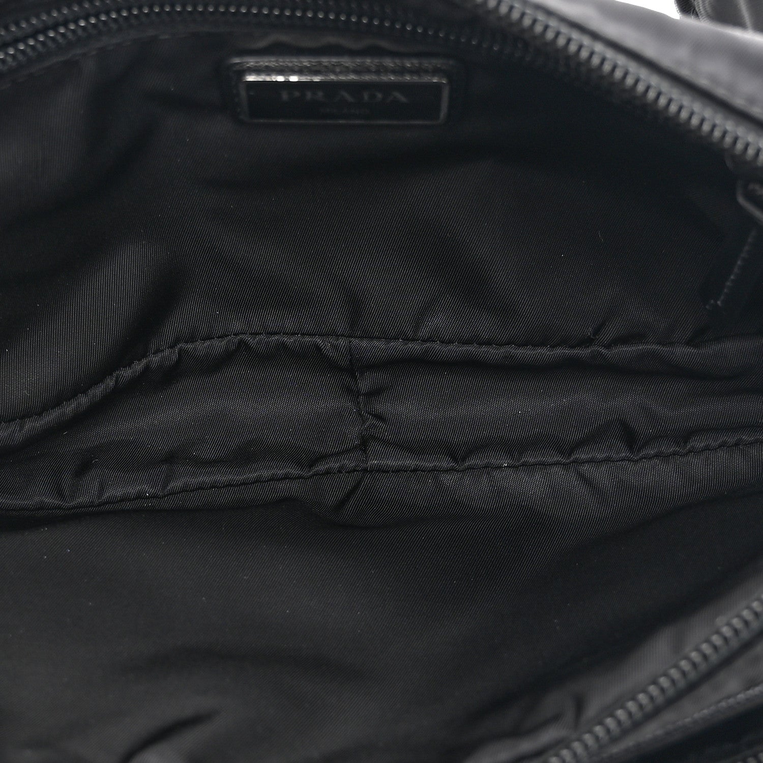 Prada Re-Nylon Saffiano Belt Bag L Black 5 of 11