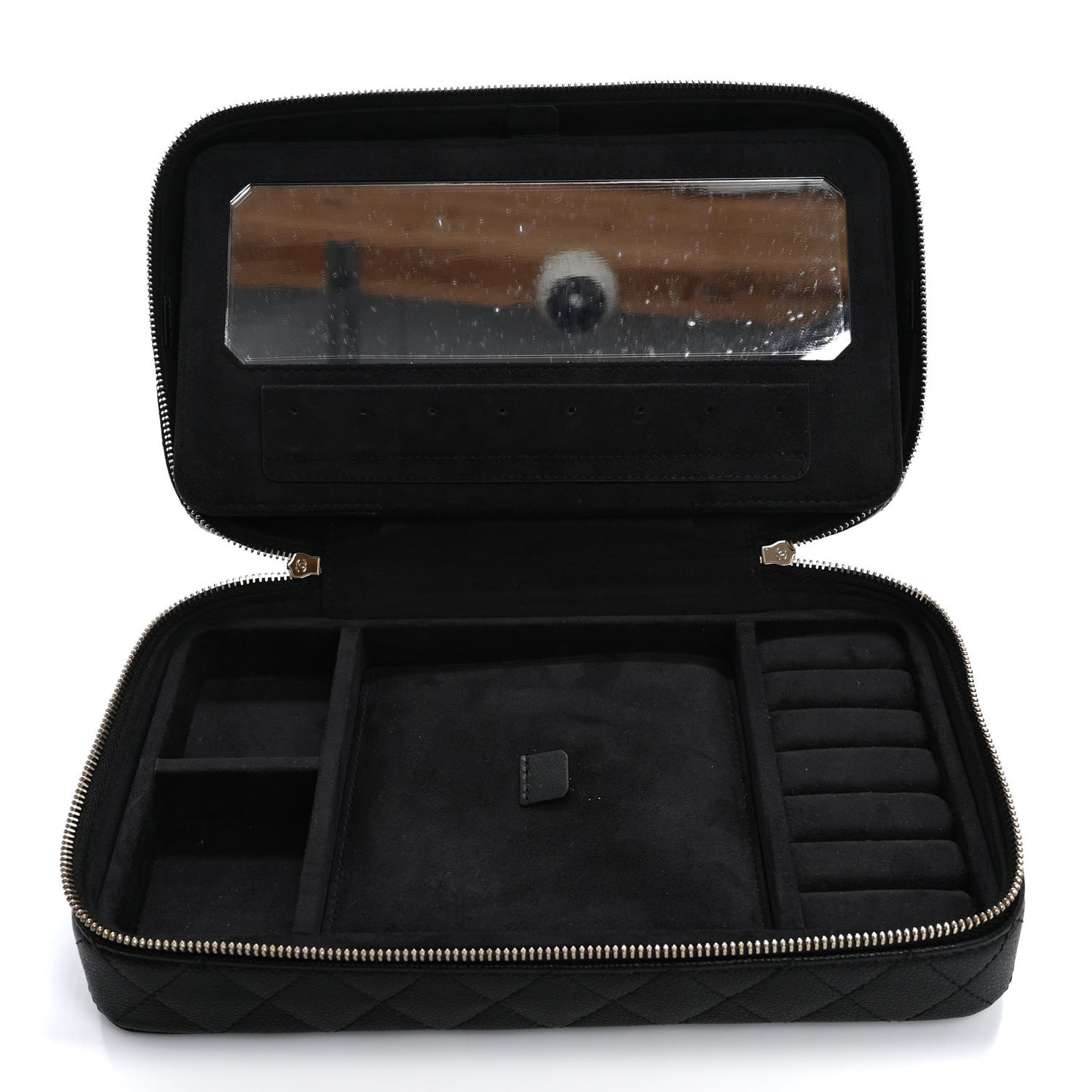 Caviar Large Jewelry Box Black