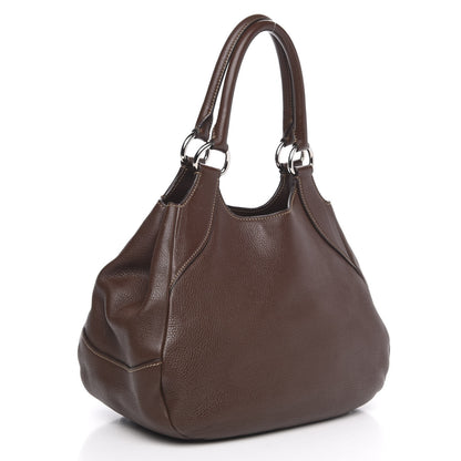 Prada Vitello Daino Shoulder Bag Bruciato 3 of 14