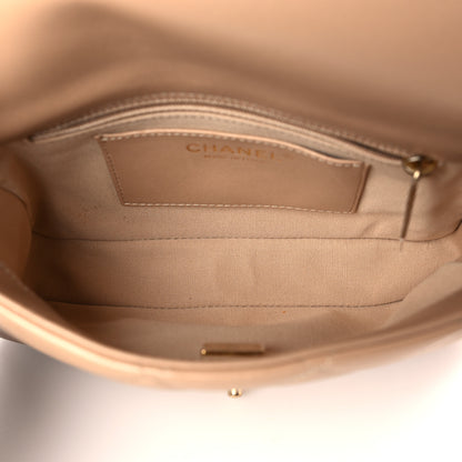 Chanel Lambskin Quilted Small CC Funky Town Flap Beige 5 of 9