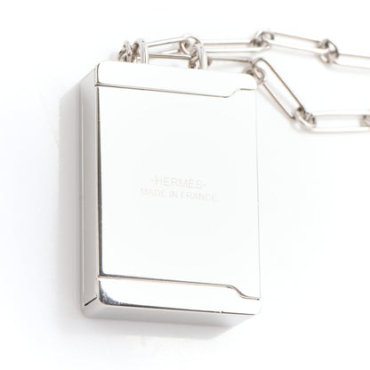 Hermes Palladium Enamel Colliers De Chiens Curiosite Dream Box Necklace 4 of 6