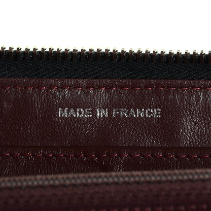 Chanel Lambskin Quilted Large Zip Around Wallet Black 7 of 8