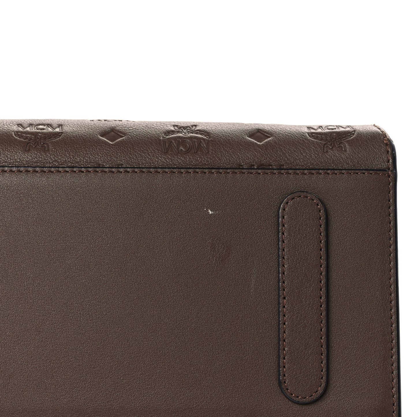 Calfskin Ottomar Monogram Medium Essential Tote Chestnut