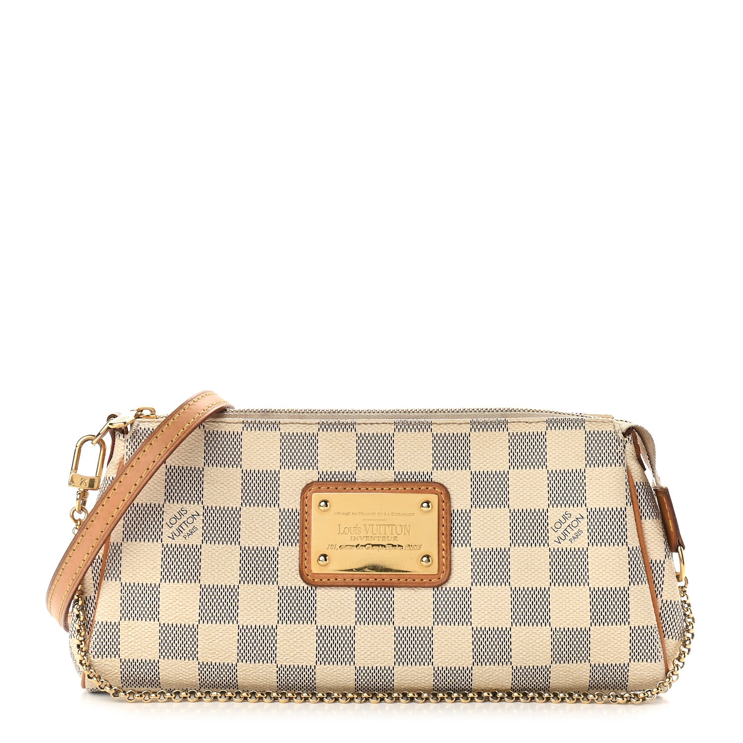 Louis Vuitton Damier Azur Eva Clutch 1 of 9