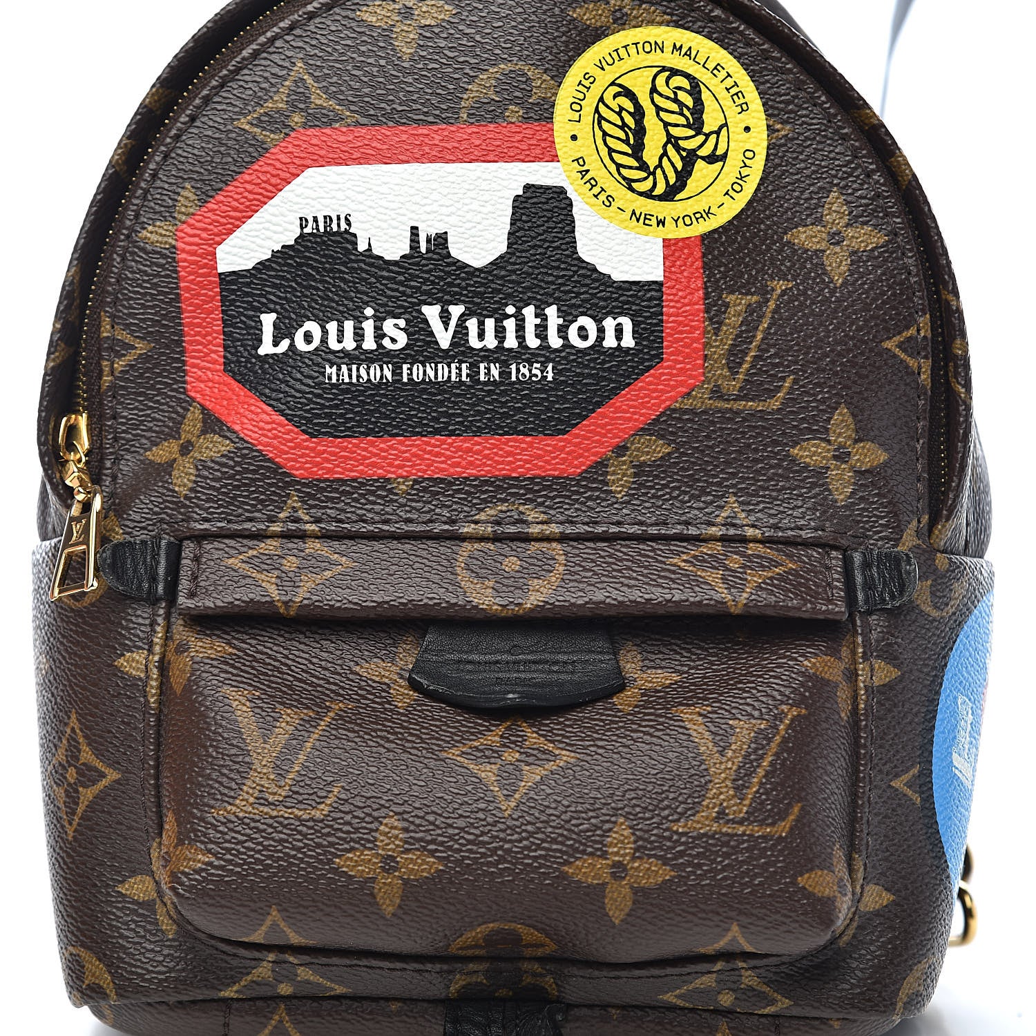 Louis Vuitton Monogram World Tour Palm Springs Backpack Mini 11 of 12