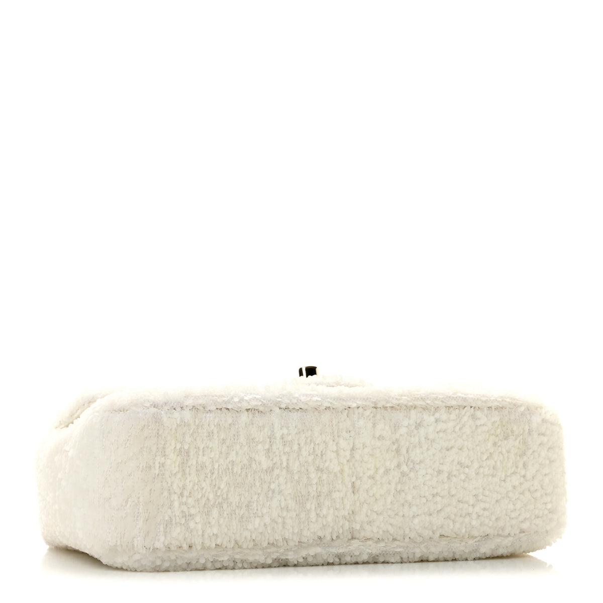 Sequin Small Single Flap White