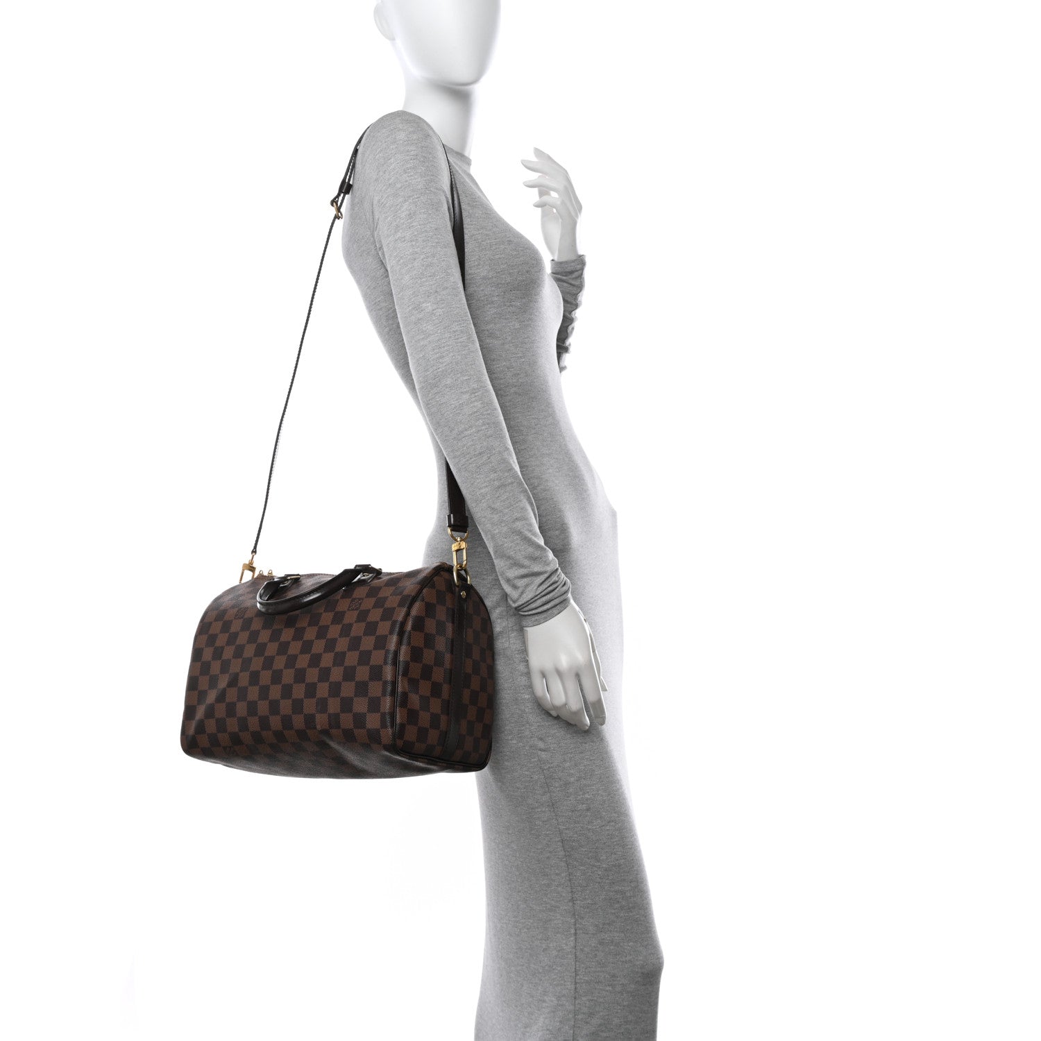 Louis Vuitton Damier Ebene Speedy Bandouliere 30 2 of 13