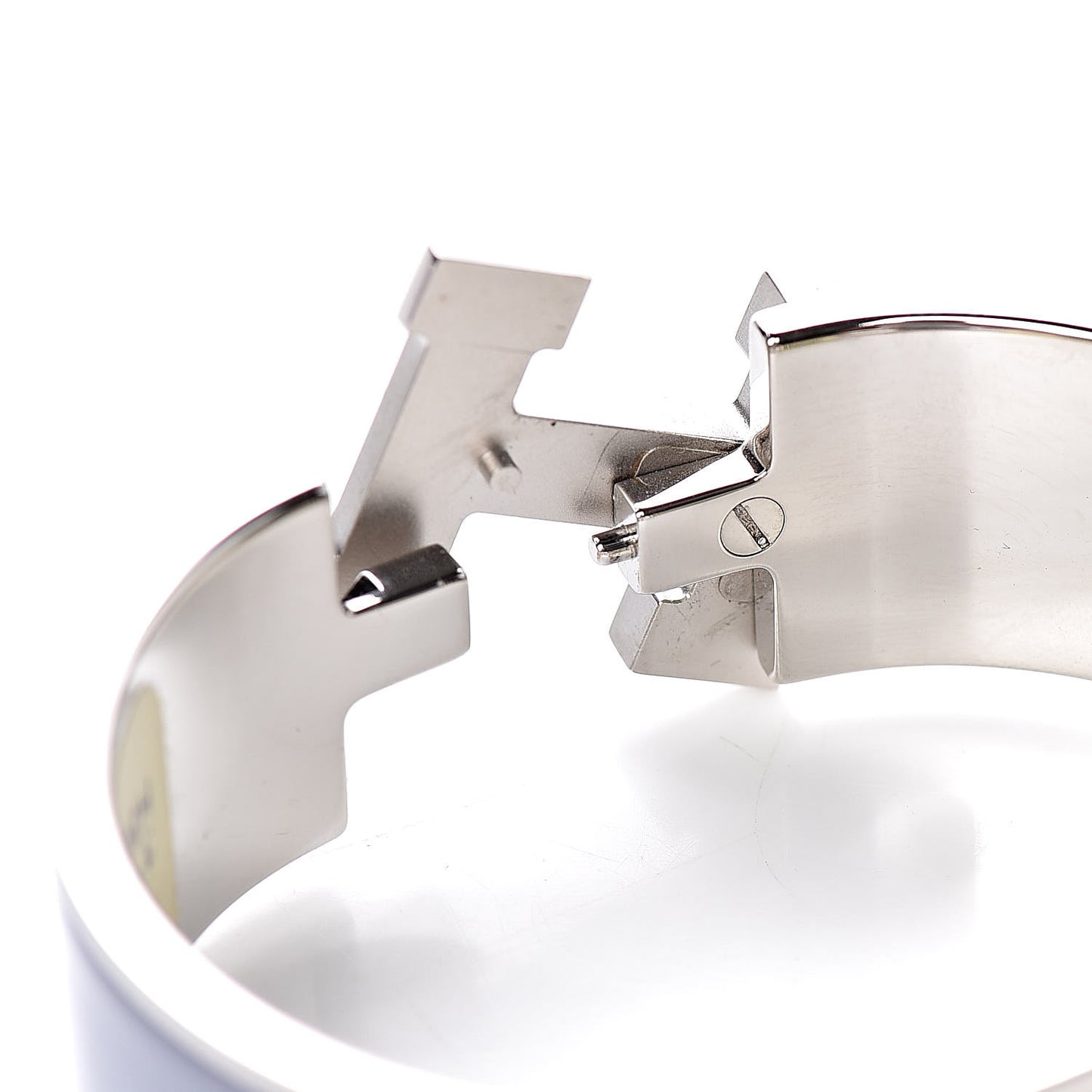 Enamel Wide Clic Clac H Bracelet PM Bleu Lin