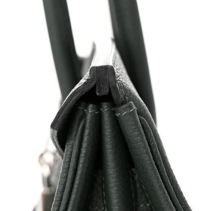 Hermes Togo Verso Birkin 35 Vert Fonce Vert Vertigo 11 of 12