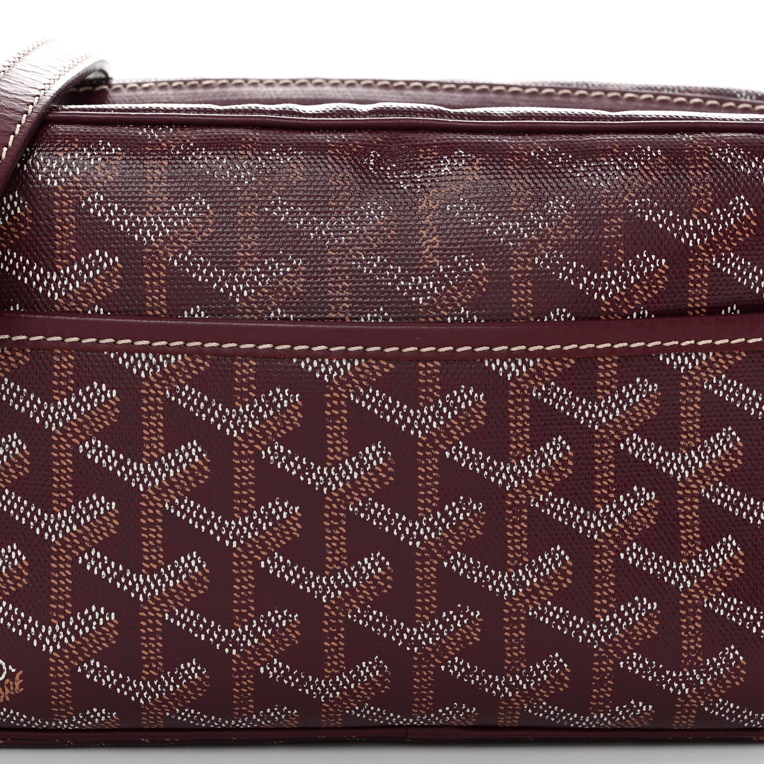 Goyard Goyardine Sac Cap Vert Burgundy 7 of 10