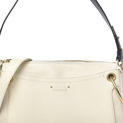 Chloe Calfskin Medium Roy Bag Natural White 13 of 16