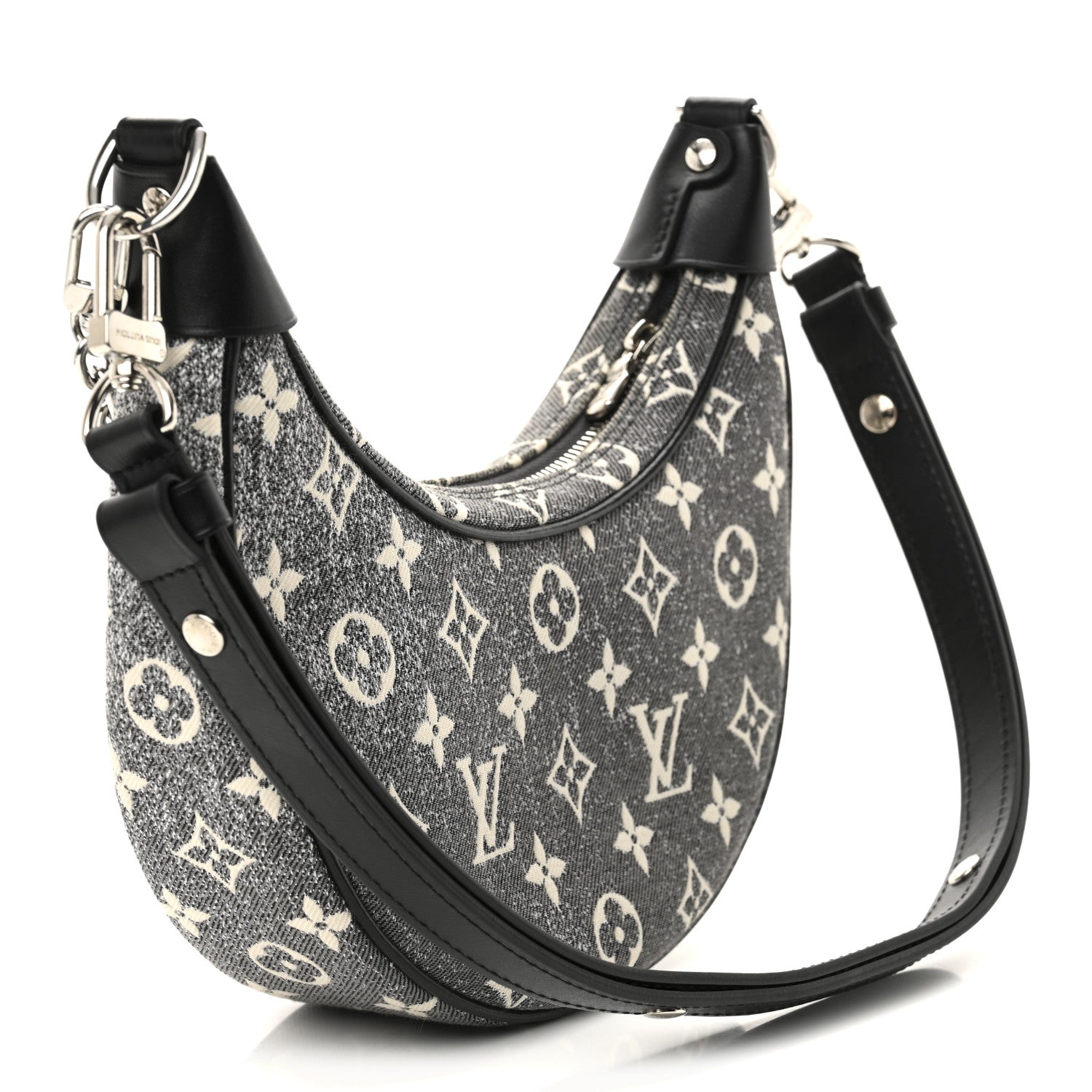 Louis Vuitton Monogram Jacquard Denim Loop Black 3 of 10