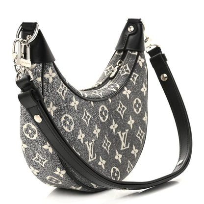 Louis Vuitton Monogram Jacquard Denim Loop Black 3 of 10