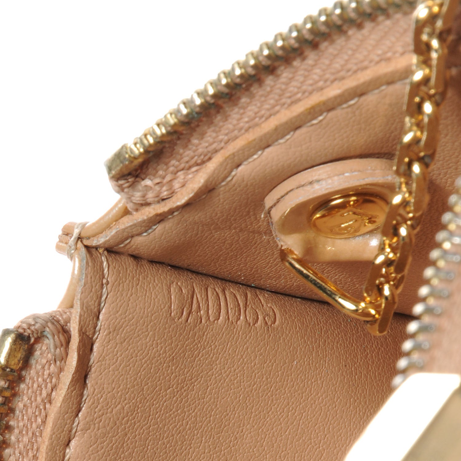 Louis Vuitton Vernis Key Pochette Beige 7 of 7