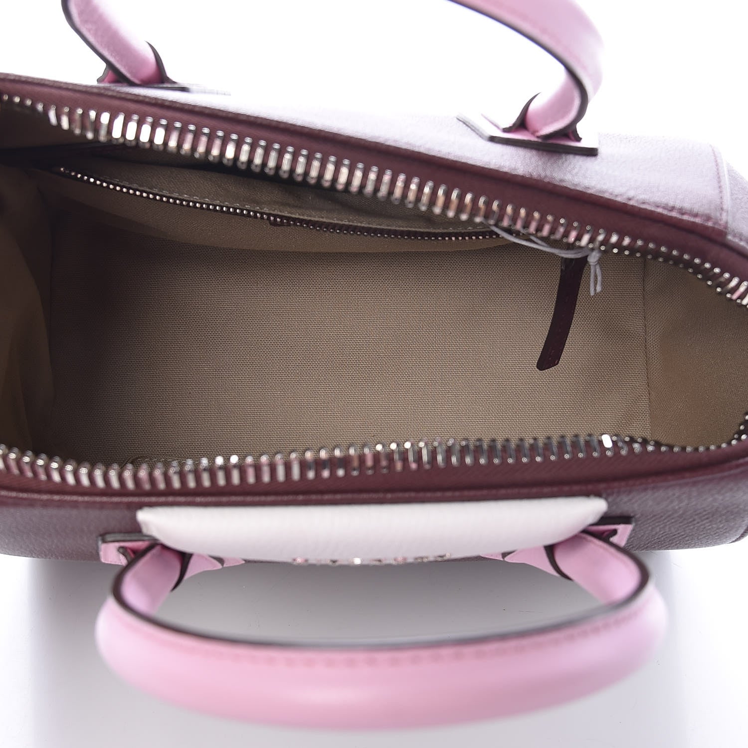 Givenchy Sugar Goatskin Small Tri-Color Antigona Burgundy Pink White 5 of 9