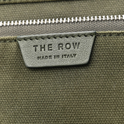 The Row Cotton Twill East West Idaho Tote Green 6 of 9