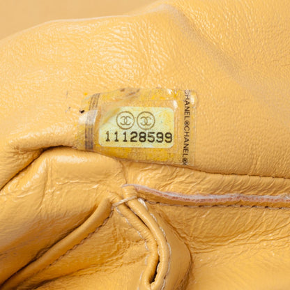 Chanel Python Medium Flap Yellow 8 of 10