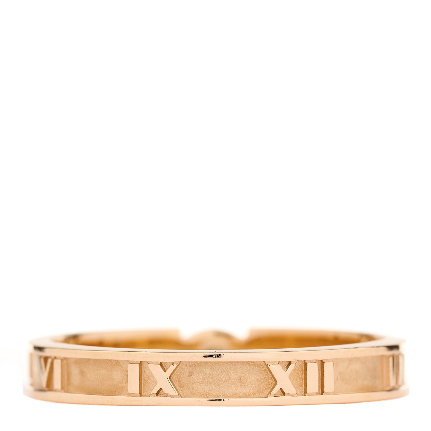 18K Rose Gold Diamond Narrow Atlas Closed Ring 62 10