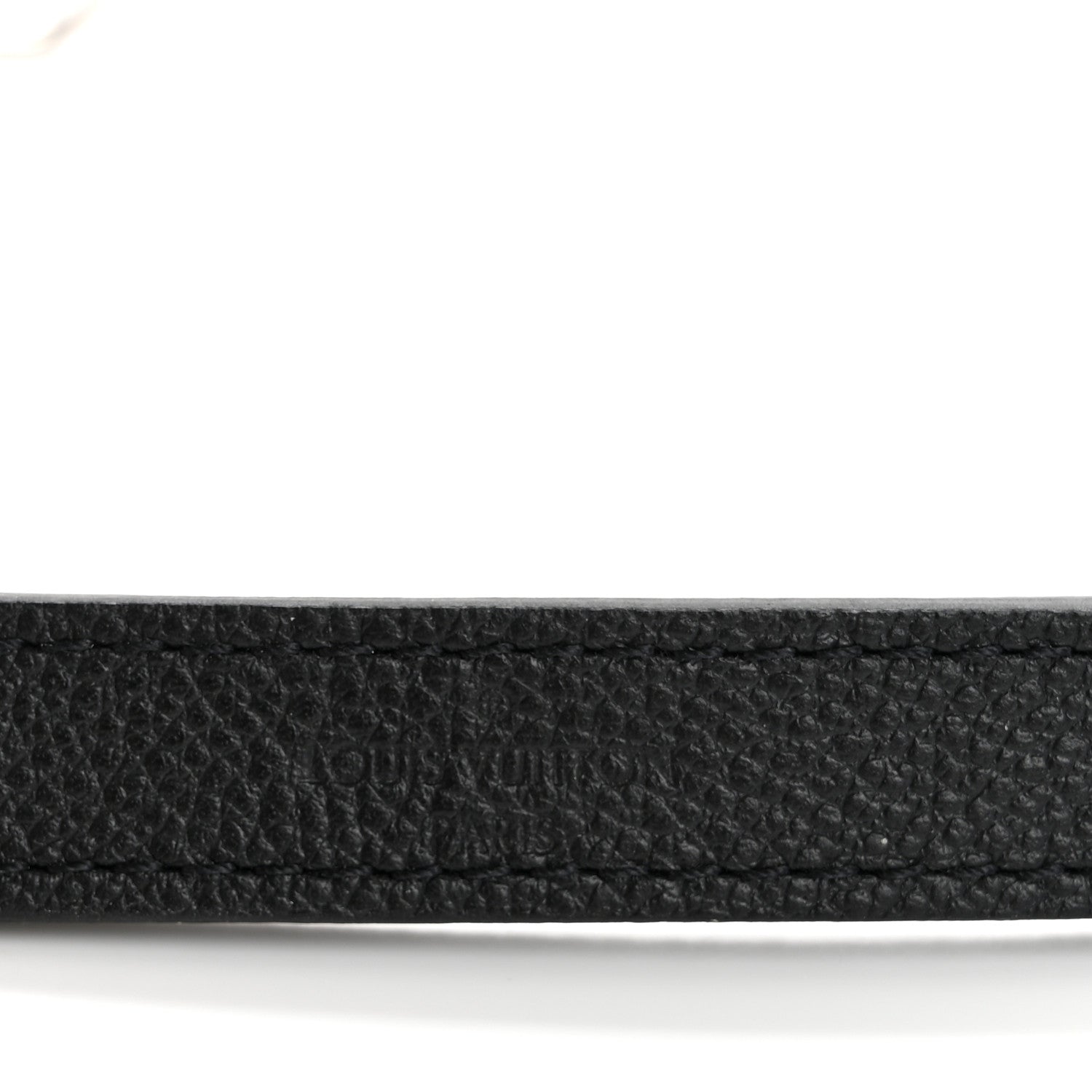 Louis Vuitton Calfskin Buci Shoulder Strap Black 3 of 4