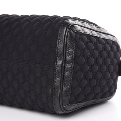 Gucci Guccissima Neoprene Medium Techno Tag Boston Black 9 of 14
